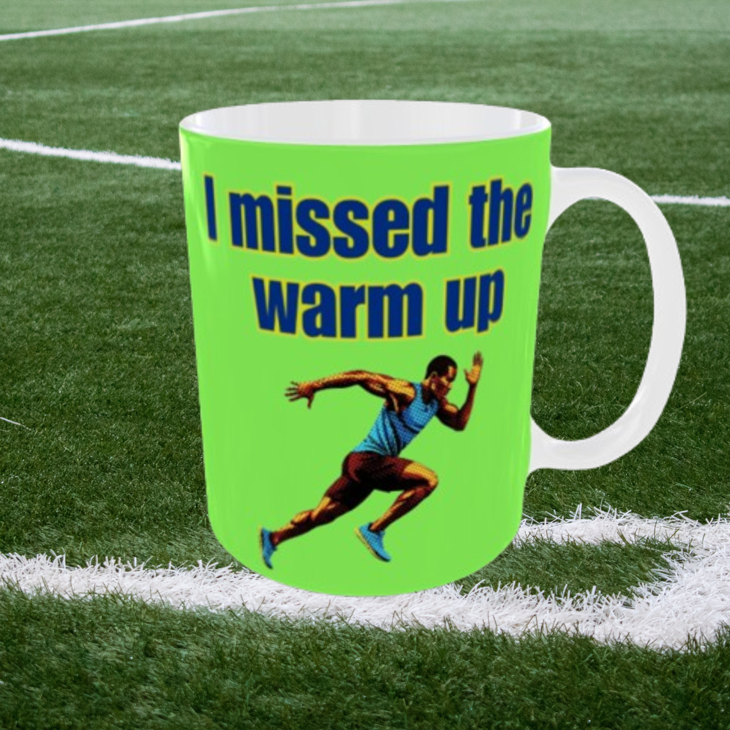 I Missed The Warmup | 11oz Banter Football Mug
