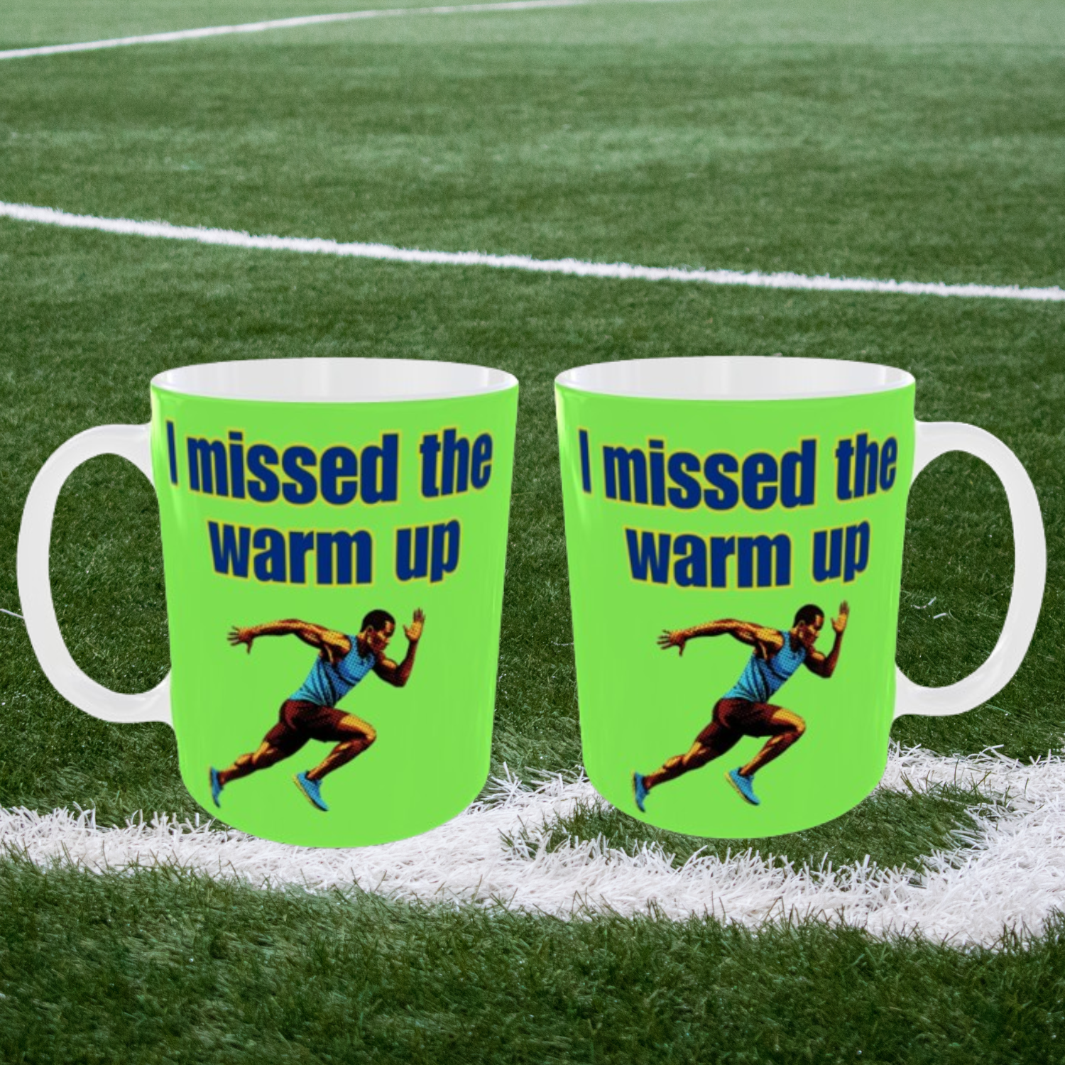 I Missed The Warmup | 11oz Banter Football Mug
