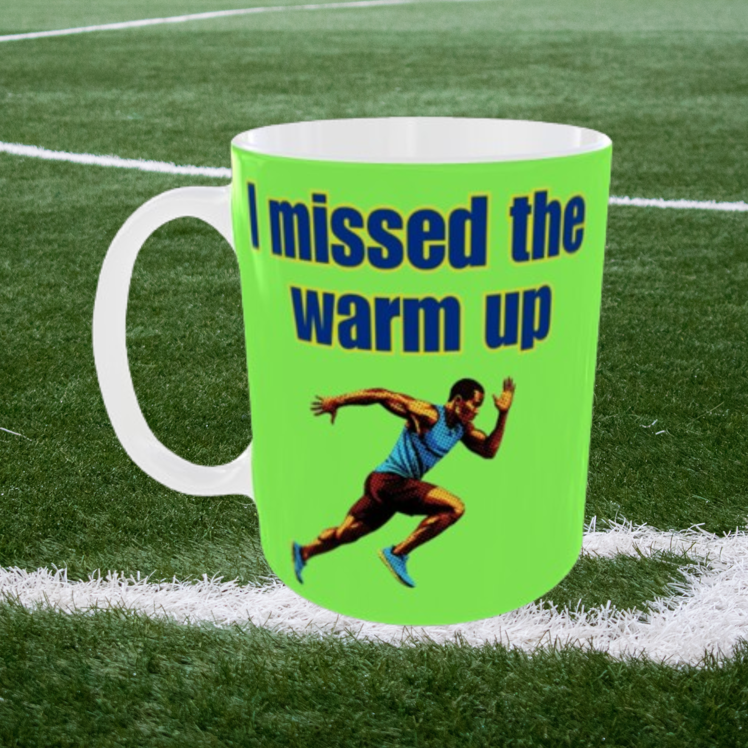 I Missed The Warmup | 11oz Banter Football Mug